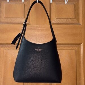 Brand New Kate Spade 454 Black Pebbled Leather Small Shoulder Bag🔥